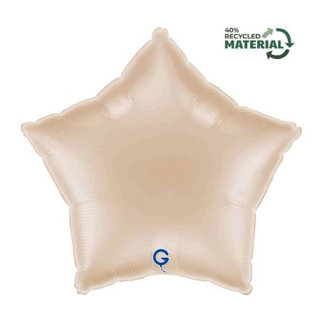 Palloncino in Foil 18" Stella Sabbia "Californian Gold" Stelle Regular 18"