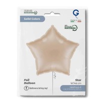 Palloncino in Foil 18" Stella Sabbia "Californian Gold" Stelle Regular 18"