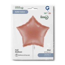Palloncino in Foil 18" Stella Rose Gold Stelle Regular 18"