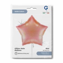 Palloncino in Foil 18" Stella Glitter Olografico Rose Gold Stelle Regular 18"