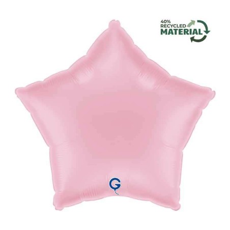 Palloncino in Foil 18" Stella Rosa "Pink" Stelle Regular 18"