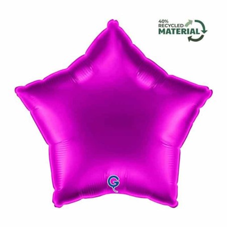 Palloncino in Foil 18" Stella Viola "Purple" Stelle Regular 18"