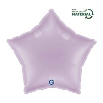 Palloncino in Foil 18" Stella Lilla "Lilac" Stelle Regular 18"