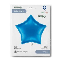 Palloncino in Foil 18" Stella Blu "Blue Royal" Stelle Regular 18"