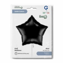 Palloncino in Foil 18" Stella Nero Stelle Regular 18"