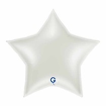 Palloncino in Foil 36" Stella Bianco "White" Numeri 40" Bianco "White"