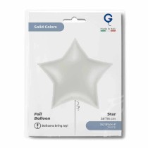 Palloncino in Foil 36" Stella Bianco "White" Numeri 40" Bianco "White"