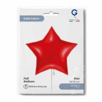 Palloncino in Foil 36" Stella Rosso "Red" Stelle Jumbo 36"