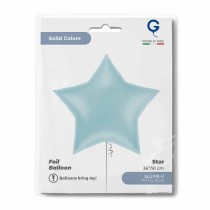 Palloncino in Foil 36" Stella Celeste "Star Light Blue" Stelle Jumbo 36"