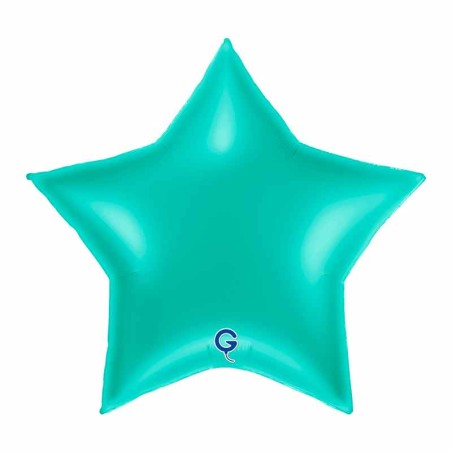 Palloncino in Foil 36" Stella Tiffany "Star Tiffany" Stelle Jumbo 36"