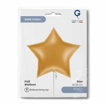 Palloncino in Foil 36" Stella Oro "Star Gold" Stelle Jumbo 36"