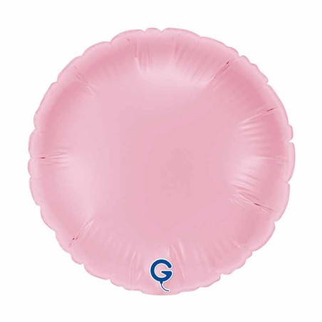 Palloncino in Foil 4" Tondo Rosa "Pink" Tondi Piccoli 4"
