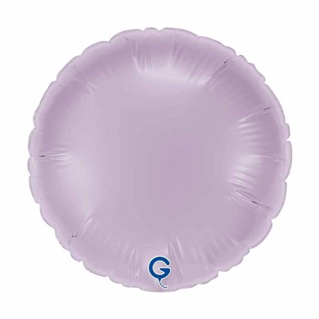 Palloncino in Foil 4" Tondo Lilla "Lilac" Tondi Piccoli 4"
