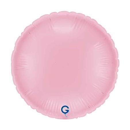 Palloncino in Foil 9" Tondo Rosa "Pink" Tondi Medi 9"