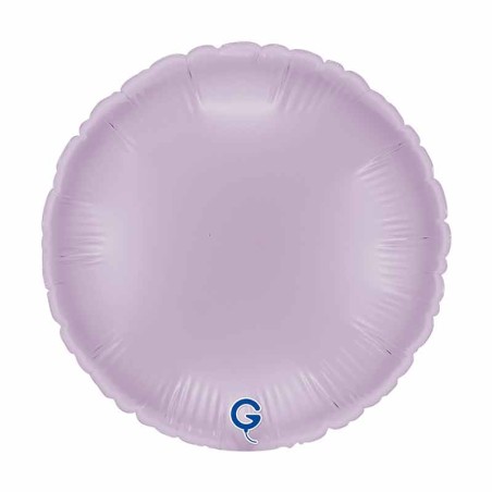 Palloncino in Foil 9" Tondo Lilla "Lilac" Tondi Medi 9"
