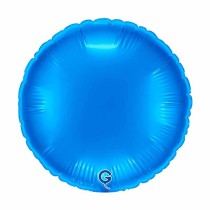 Palloncino in Foil 9" Tondo Blu "Blue Royal" Tondi Medi 9"