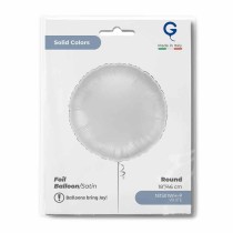 Palloncino in Foil 18" Tondo Bianco Satinato Numeri 40" Bianco "White"