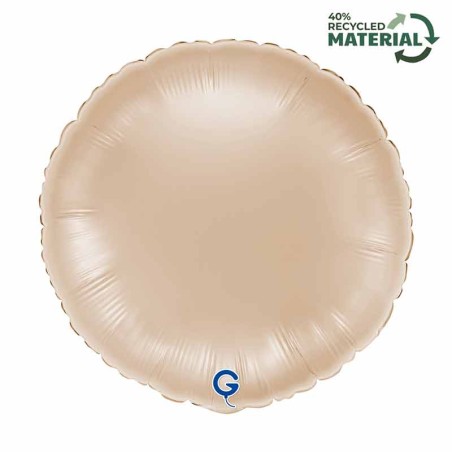 Palloncino in Foil 18" Tondo Sabbia "Californian Gold" Tondi Regular 18"