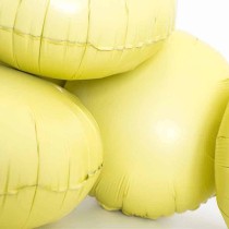 Palloncino in Foil 18" Tondo Giallo Opaco "Matte Yellow" Tondi Regular 18"