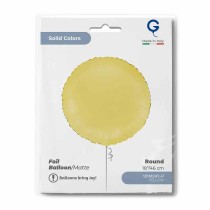 Palloncino in Foil 18" Tondo Giallo Opaco "Matte Yellow" Tondi Regular 18"