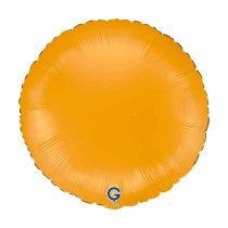Palloncino in Foil 18" Tondo Giallo Mostarda Opaco Tondi Regular 18"