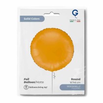 Palloncino in Foil 18" Tondo Giallo Mostarda Opaco Tondi Regular 18"