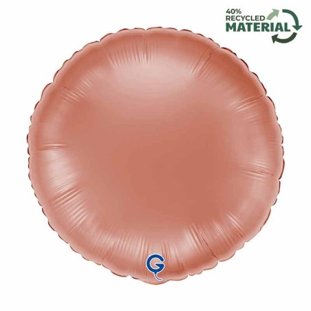 Palloncino in Foil 18" Tondo Rose Gold Tondi Regular 18"