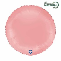 Palloncino in Foil 18" Tondo Rosa Opaco "Matte Pink" Tondi Regular 18"