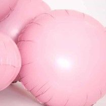 Palloncino in Foil 18" Tondo Rosa Opaco "Matte Pink" Tondi Regular 18"