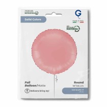 Palloncino in Foil 18" Tondo Rosa Opaco "Matte Pink" Tondi Regular 18"
