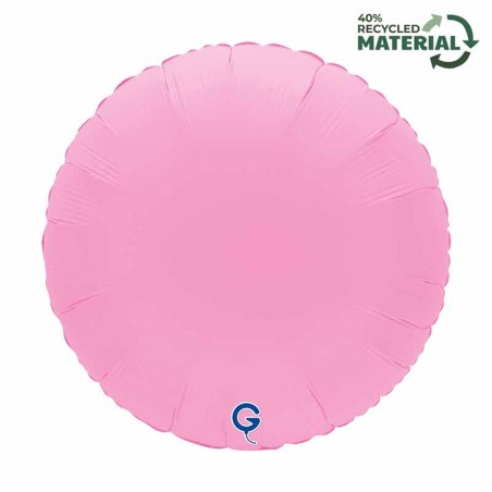 Palloncino in Foil 18" Tondo Rosa Sakura "Soft Matte Sakura Pink" Tondi Regular 18"