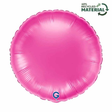 Palloncino in Foil 18" Tondo Fucsia "Hot Pink" Tondi Regular 18"