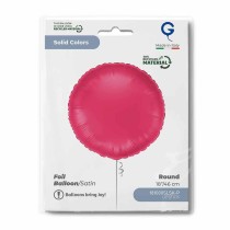 Palloncino in Foil 18" Tondo Lampone Satinato "Lipstick" Tondi Regular 18"