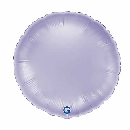 Palloncino in Foil 18" Tondo Lilla Satinato Tondi Regular 18"