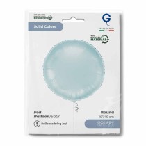 Palloncino in Foil 18" Tondo Celeste Satinato Tondi Regular 18"
