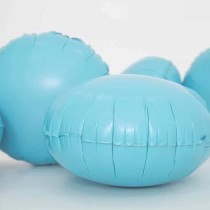 Palloncino in Foil 18" Tondo Celeste Opaco "Matte Blue" Tondi Regular 18"