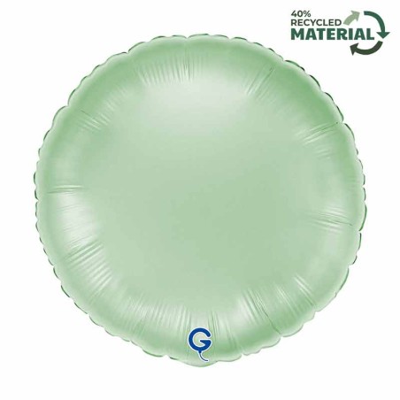 Palloncino in Foil 18" Tondo Menta Satinato Tondi Regular 18"