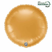 Palloncino in Foil 18" Tondo Oro "Gold" Tondi Regular 18"