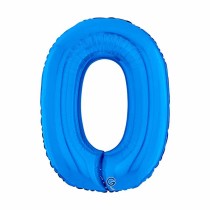 Palloncino in Foil 7" Numero 0 Blu "Blue" Numeri 7" Blu "Blue Royal"