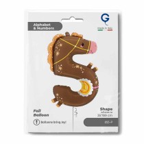 Palloncino in Foil 35" Numero 5 sagomato Cavallo "The Puppyloons" Numeri Animati