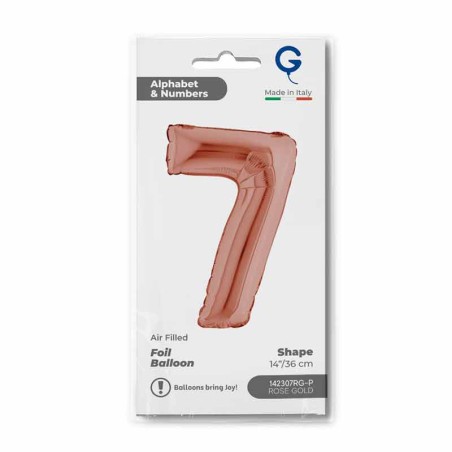 Palloncino FOIL MYLAR Rosa Gold Con Scritta Nome Monica - 35 Cm Per Festa Di Compleanno