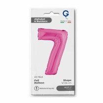Palloncino in Foil 14" Numero 7 Fucsia "Hot Pink" Numeri 14" Fucsia "Hot Pink"