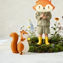 Palloncino in Foil 30" Pet Walker Scoiattolo "Squirrel" Animali del Bosco