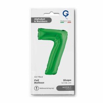 Palloncino in Foil 14" Numero 7 Verde "Green" Numeri 14" Verde "Green"