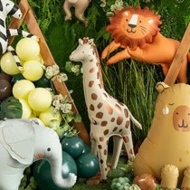 Palloncino in Foil 47" Standup Giraffa "Giraffe" Animali (Giungla e Bosco)