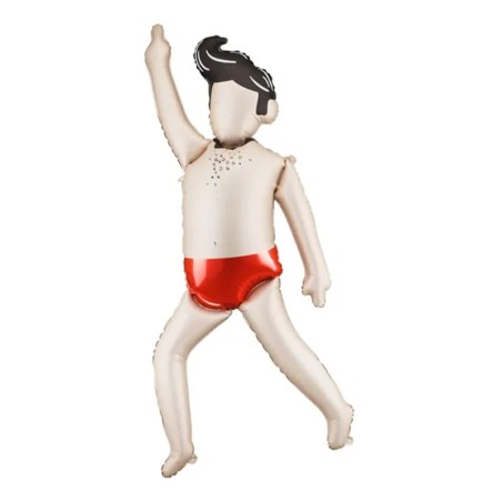 Palloncino in Foil 69" Super Shape Uomo Sexy con Viso personalizzabile Addio al Nubilato