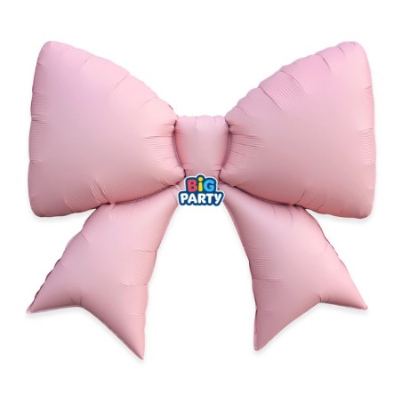 Palloncino in Foil 39" Super Shape Fiocco Gigante Rosa Satinato