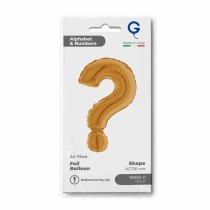 Palloncino in Foil 14" Lettera "?" Oro "Gold" Lettere 14" Oro "Gold"