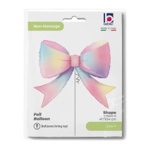 Palloncino in Foil 44" Super Shape Fiocco Rosa e Multicolor Generici Grabo