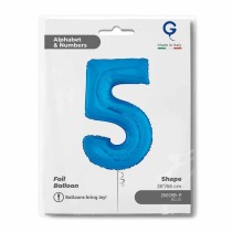 Palloncino in Foil 26" Numero 5 Blu "Blue" Numeri 26" Blu "Blue Royal"